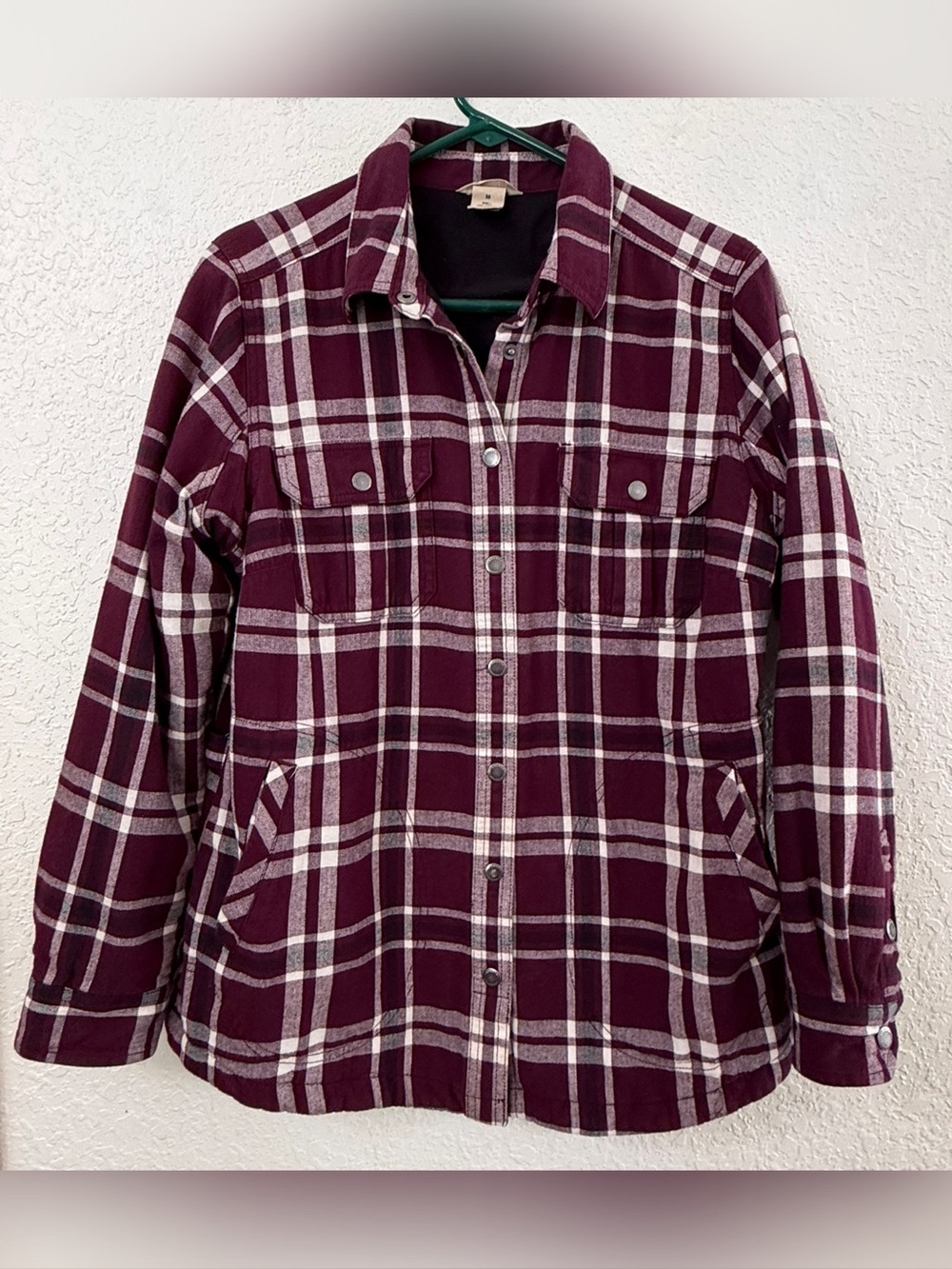 Duluth Trading Co - Women's Free Swingin' Lined Flannel Shirt Shacket - M